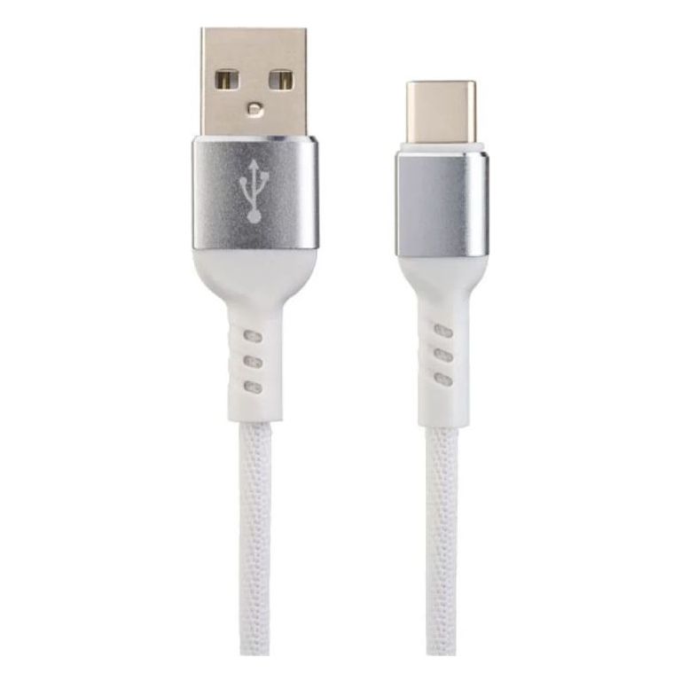 Кабель USB-TypeC 1м Perfeo U4906 белый