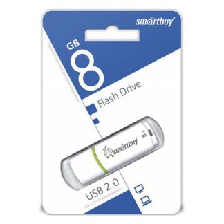 Флэш-диск 8GB SmartBuy Crown белый
