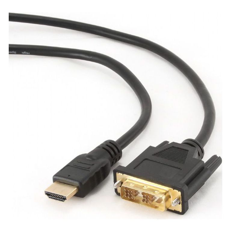 Кабель HDMI-DVI 1.8м Gembird CC-HDMI-DVI-6 черный