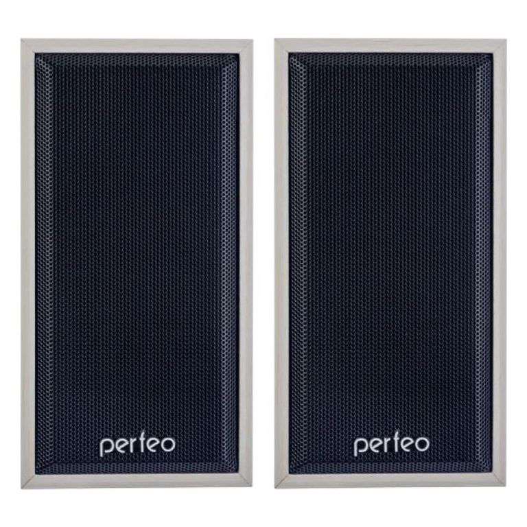 Колонки 2.0 Perfeo Cabinet белый дуб