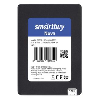 Жесткий диск SSD SmartBuy 2,5' 120GB Nova SBSSD120-NOV-25S3