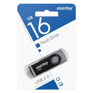 Флэш-диск 16GB SmartBuy Twist черный