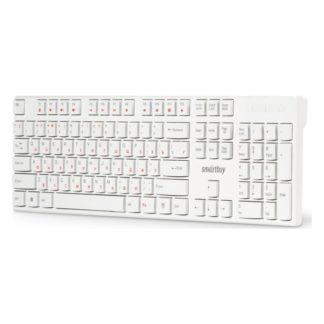 Клавиатура мультимедийная SmartBuy 238 ONE белый