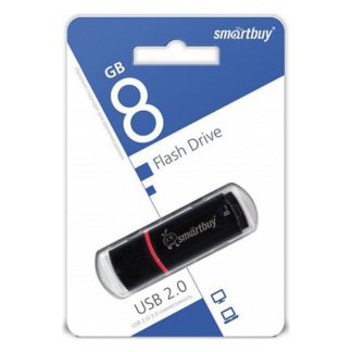 Флэш-диск 8GB SmartBuy Crown черный