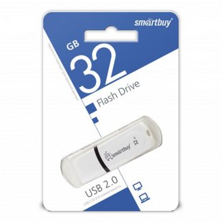 Флэш-диск 32GB SmartBuy Paean белый