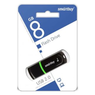 Флэш-диск 8GB SmartBuy Paean черный