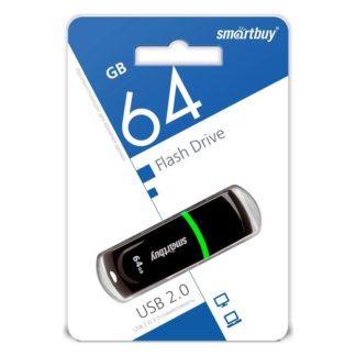 Флэш-диск 64GB SmartBuy Paean чёрный