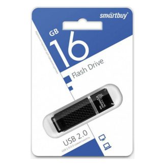 Флэш-диск 16GB SmartBuy Quartz series черный