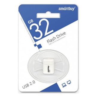 Флэш-диск 32GB SmartBuy LARA белый