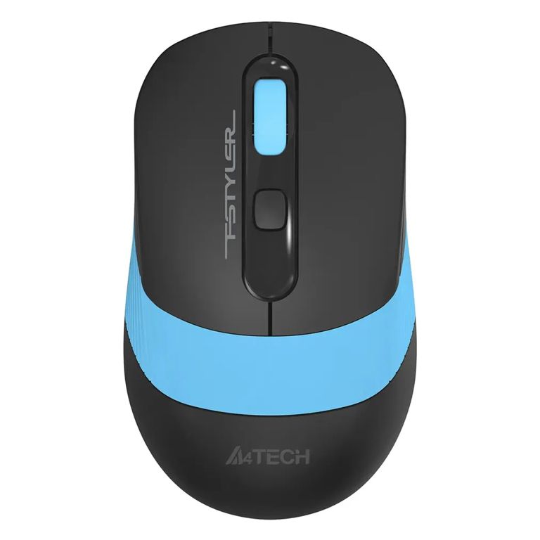 Мышь беспроводная A4TECH Fstyler FG10 чёрный/синий