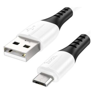 Кабель USB-microB 1м Hoco X82 белый