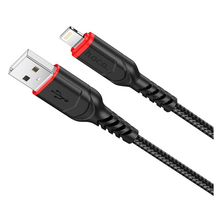 Кабель USB-iPhone8pin 1м Hoco X59 чёрный