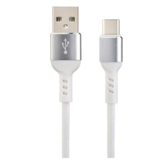 Кабель USB-TypeC 2м Perfeo Premium белый