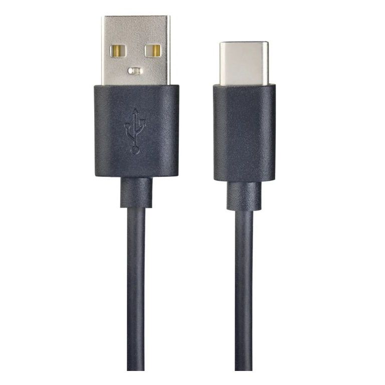Кабель USB-TypeC 2м Perfeo TWO чёрный