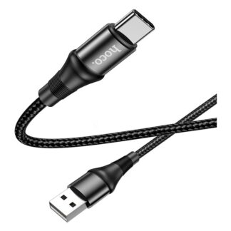 Кабель USB-TypeC 1м Hoco X50 чёрный