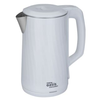 Чайник Oasis K-13PW бел 1,8л 1800Вт двойная стенка