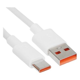Кабель USB-TypeC 1.8м Cablexpert 6A, 66Вт, QC3.0, медь, белый, пакет (1/200)