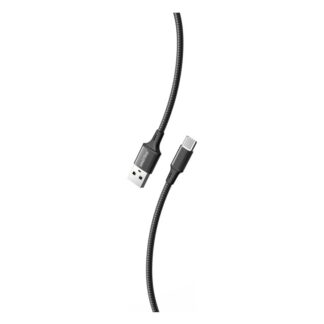 Кабель USB-TypeC 2м SmartBuy S14 3A чёрный коробка (1/50)