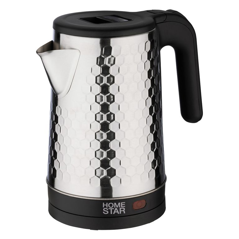 Чайник электрический сталь Homestar HS-1022 1.8л 1500Вт черный (12)