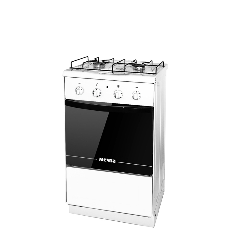 Газовая плита Мечта-450 ГЭ белая 3+1 эл. духовка