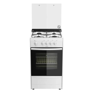 Газовая плита Дарина 1B GM 441 002 W стекл крышка белая