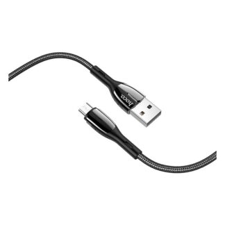 Кабель USB-microB 1.2м Hoco U89 чёрный