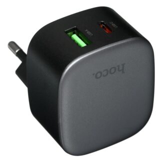 Адаптер USB+TypeC Hoco CS32A чёрный