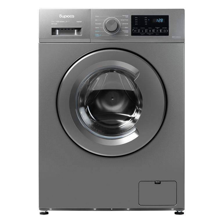 Стиральная машина Бирюса WM-SM712/08 М сер инв пар дисп 7кг