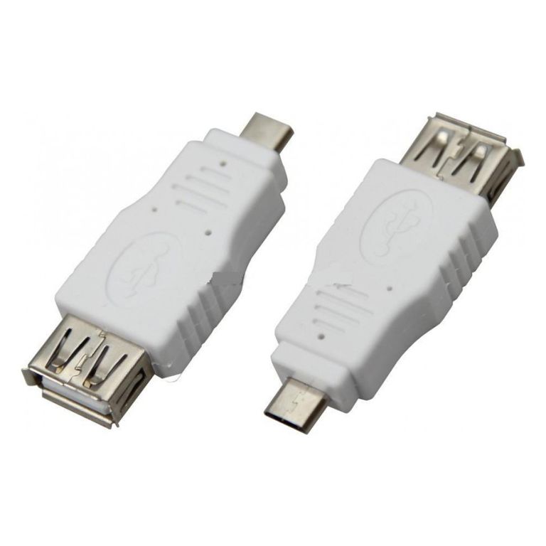 Адаптер USB AF - micro USB Rexant 18-1173 белый